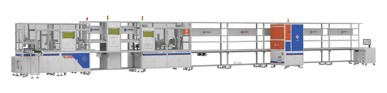 Automatische Batterieproduktionslinie