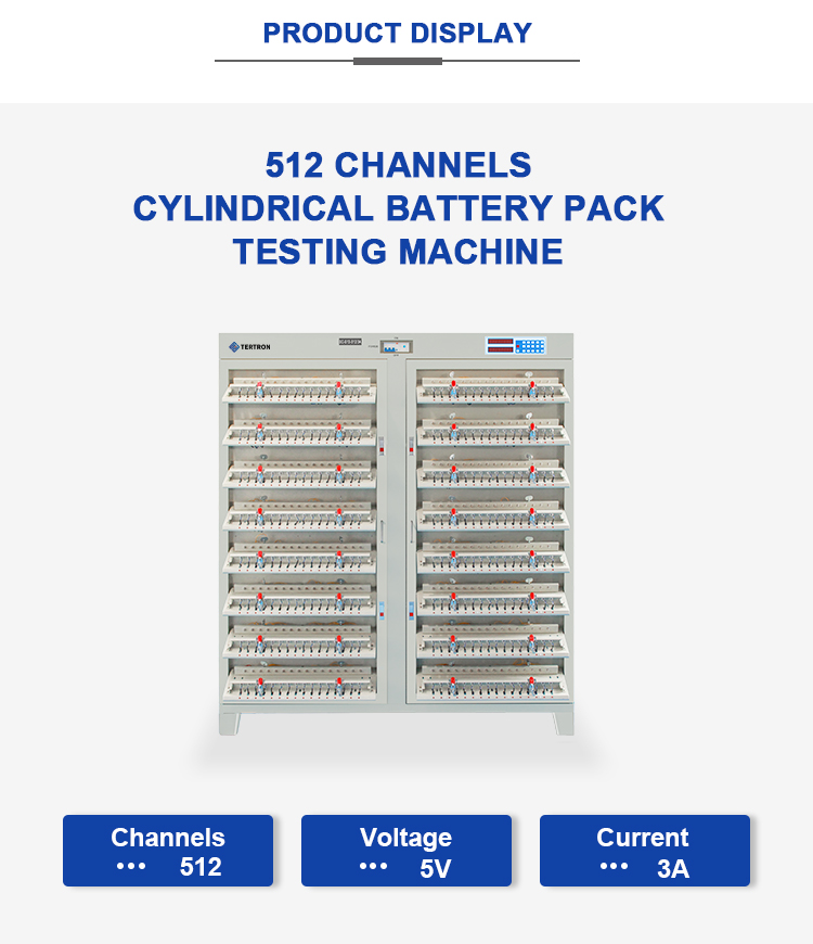 Produktpräsentation der zylindrischen Batterieprüfmaschine – 512 Kanal 3A